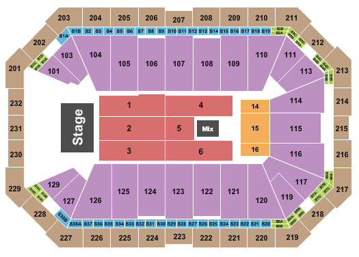 Dickies Arena Critical Role Seating Chart
